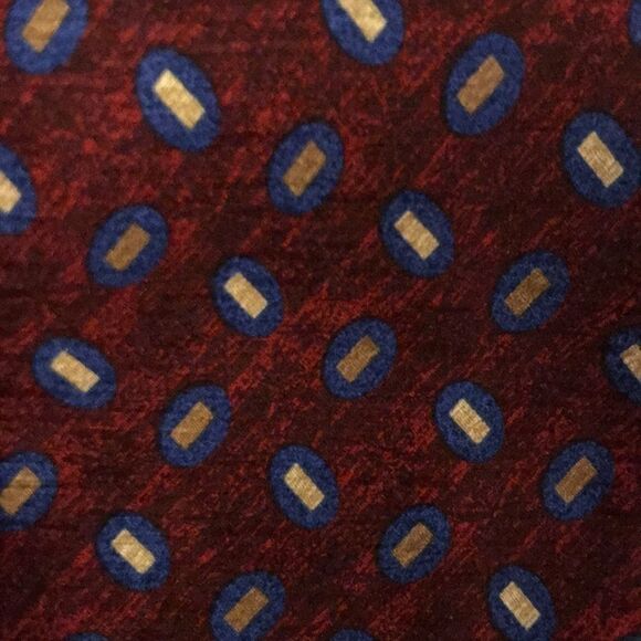 Vintage Geoffrey Bean Red Geometric Tie - Picture 6 of 9